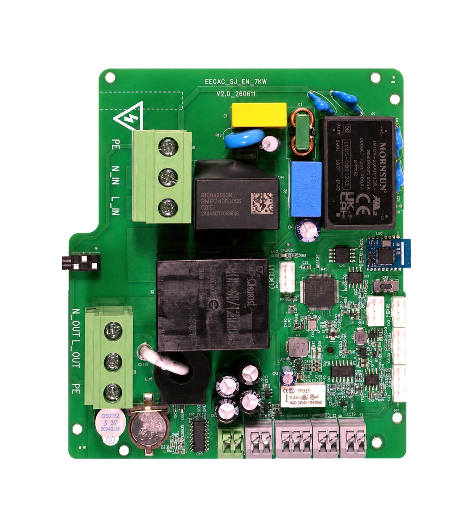 eectec FJ1 European-standard AC charging mainboard, 7 kW