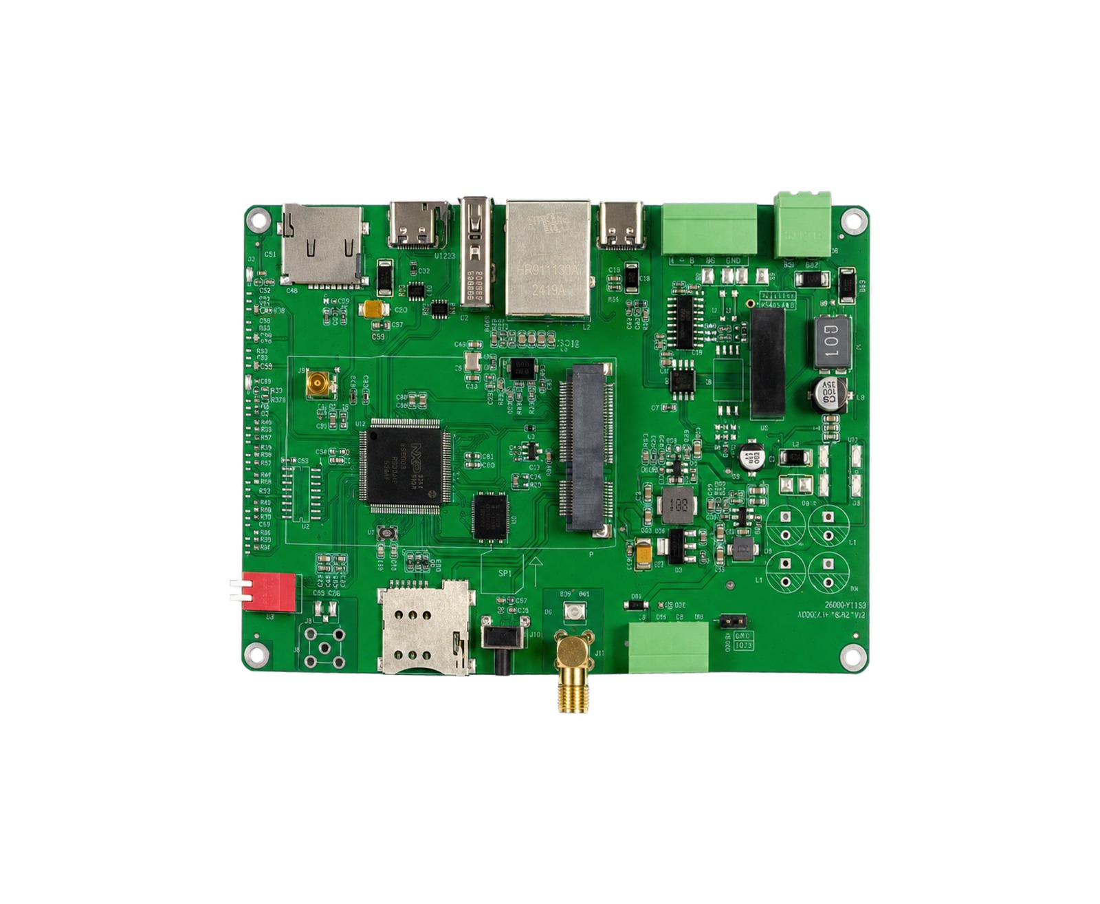 eectec OCPP communication board with Ethernet, 4G and CAN interfaces