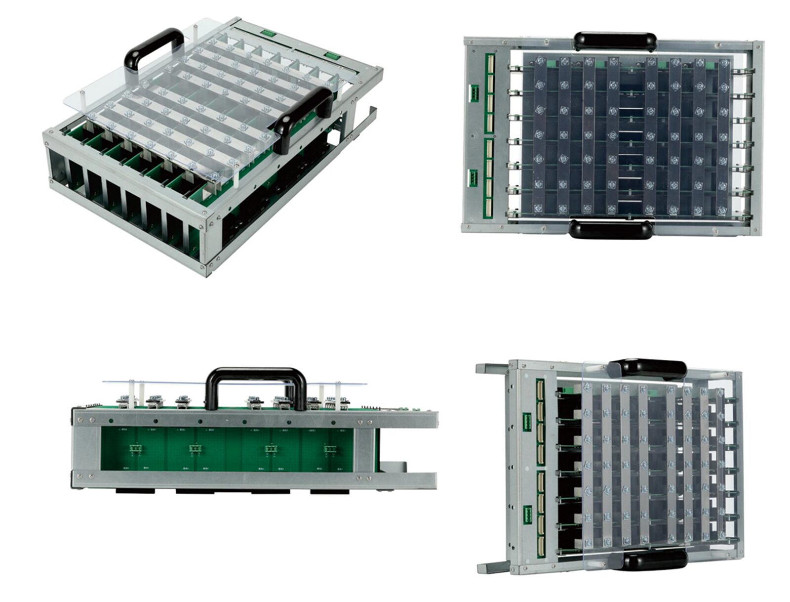 eectec charging-stack power distribution unit relay matrix, four views