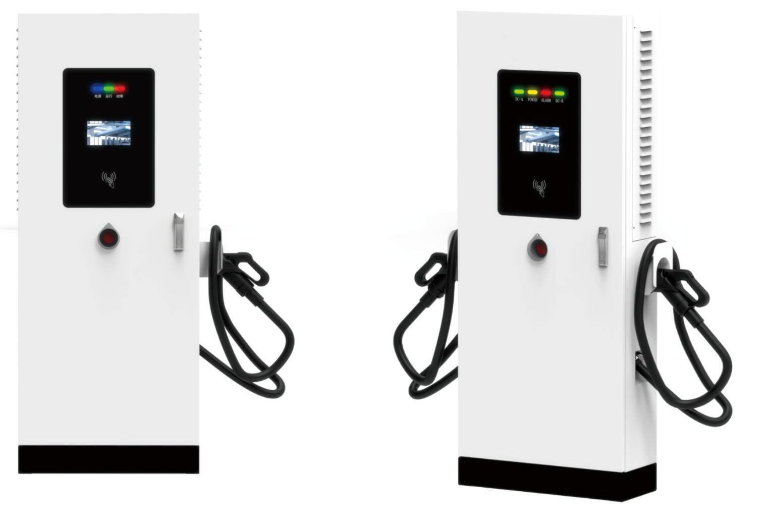 eectec EF6 integrated DC fast charging station, dual-connector
